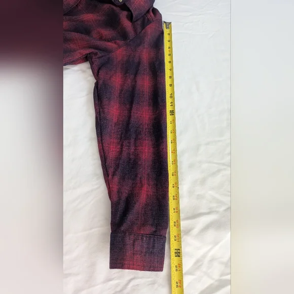 Vintage Pendleton Plaid 100% Virgin Wool Shirtdress Long Sleeve Made In USA XL - Picture 13 of 15